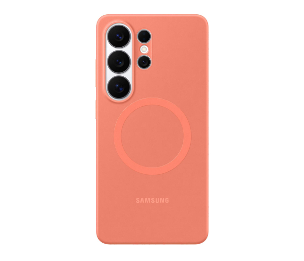 SAMSUNG Silicone Magnet do Galaxy S26 Ultra koralowe - 1489497 - zdjęcie